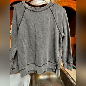 Grey Acid Wash Soft VS Pink Sweatshirt  Sz XS but fits oversized